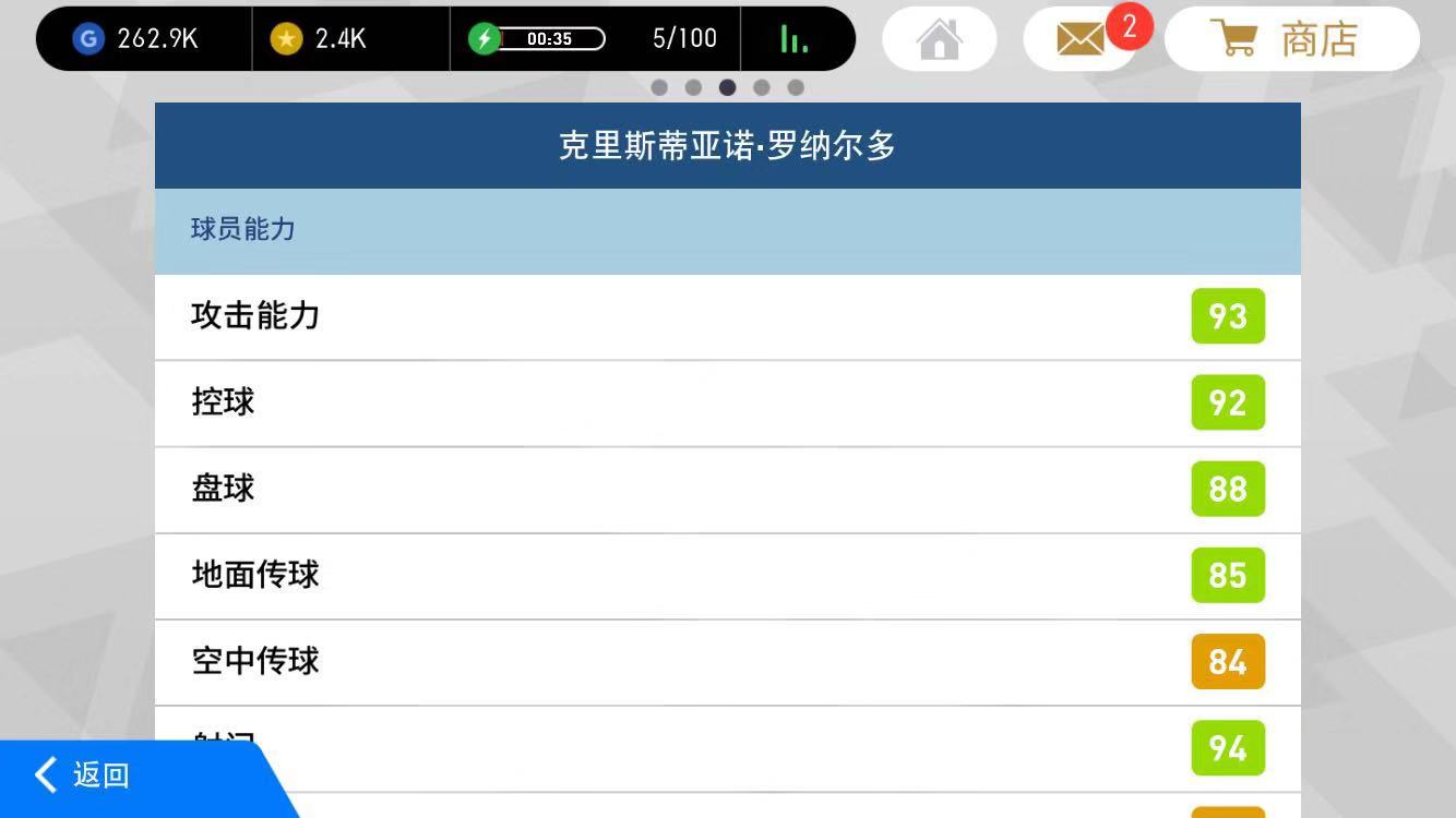实况足球手游c罗过人技巧,实况足球手游c罗最新数据