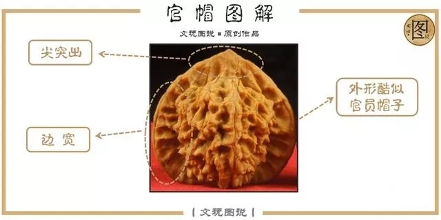 文玩核桃官帽和狮子头区别,文玩核桃官帽与狮子头区别