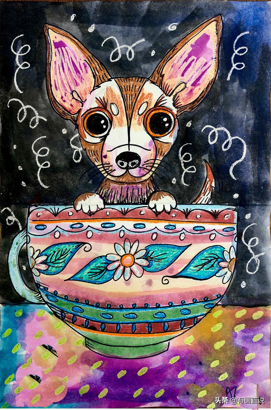 儿童创意画7-10岁变废为宝,儿童创意画7-10岁