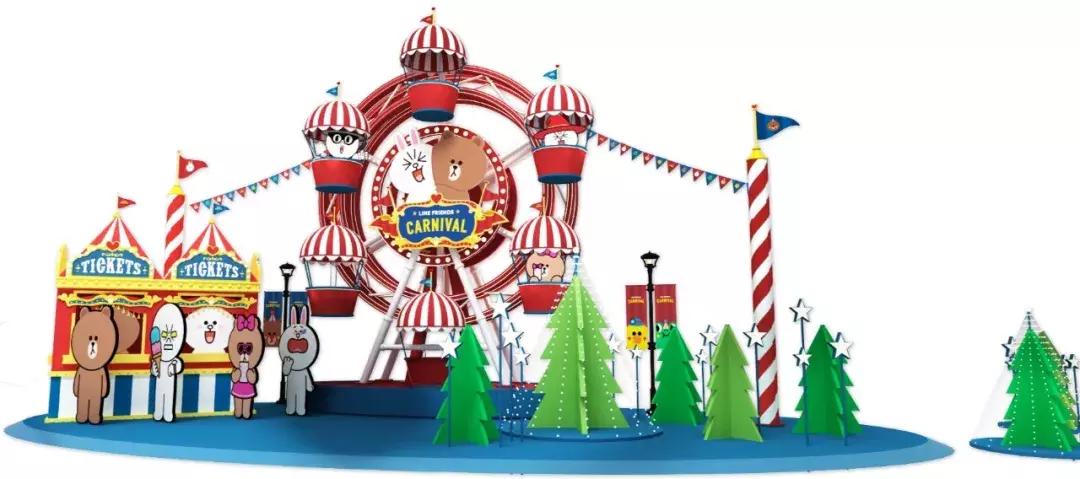 linefriends布朗熊可妮兔公仔,布朗熊linefriends