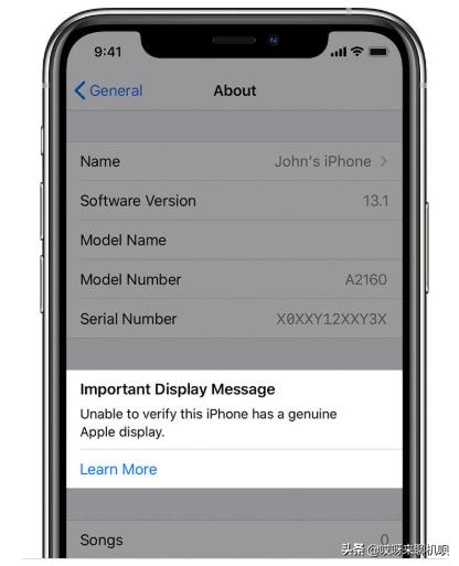 移除iphone11换屏警告,iphone11更换官方屏幕