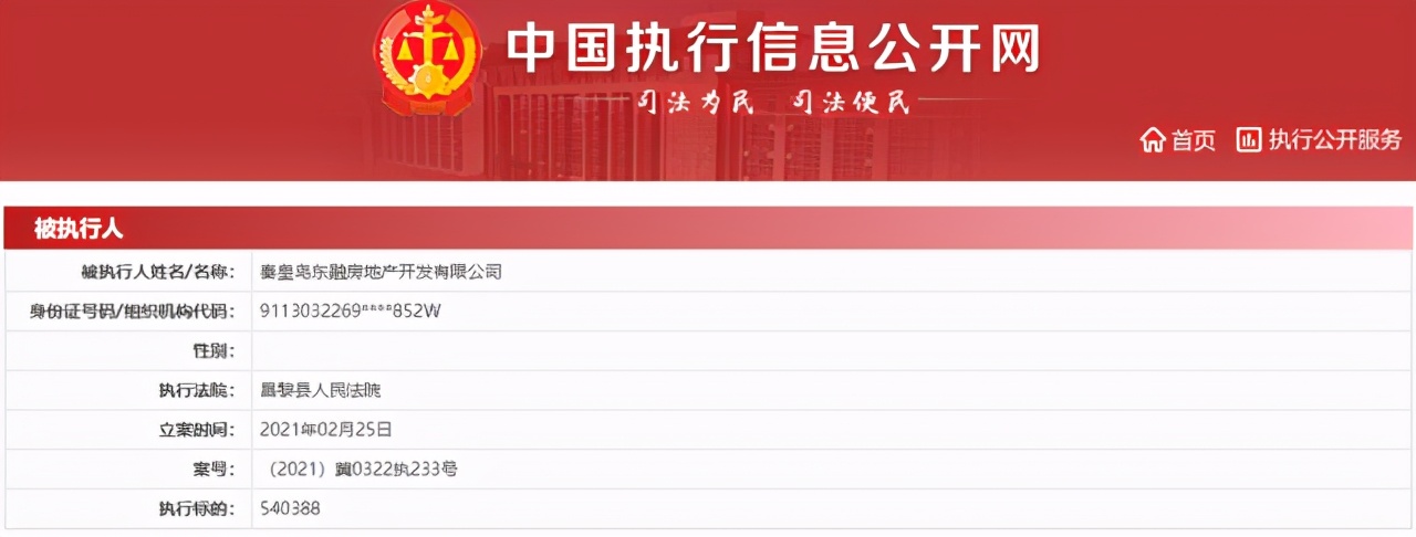 秦皇岛市失信企业,河北秦皇岛市失信人名单