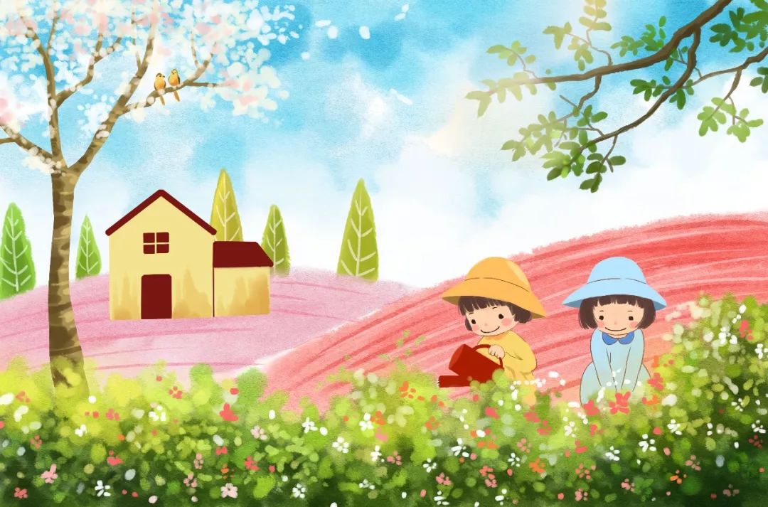 春天的作文配图手抄报,春天春游手抄报字