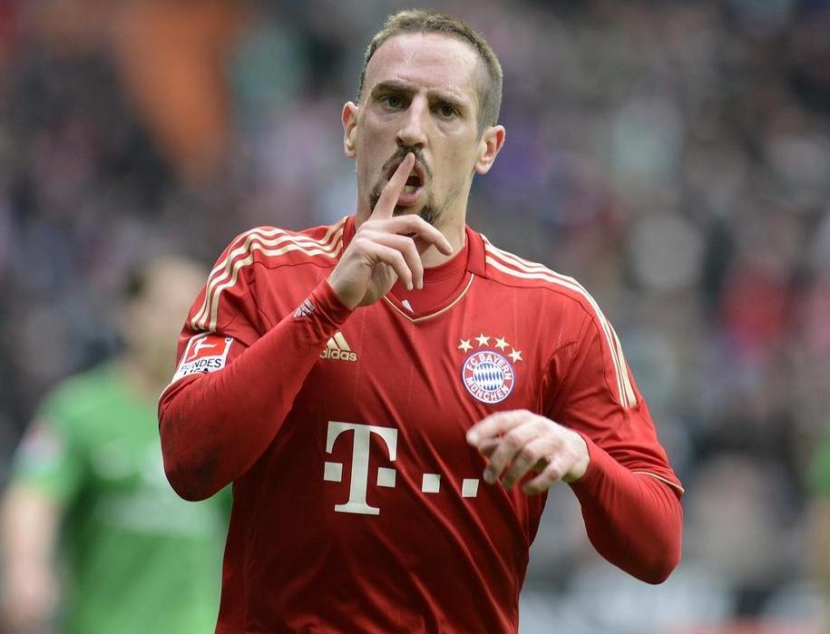 拜仁慕尼黑传奇里贝里,刀疤脸里贝里