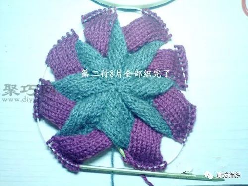 钩针圆形镂空帽子花样图解,简单的老年人毛线帽子织法教程