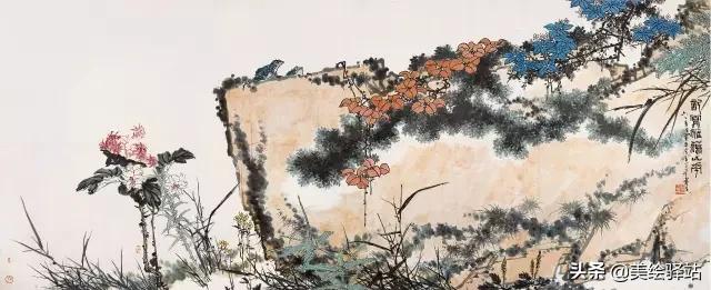 潘天寿荷花题画诗全集,日课潘天寿题画诗二首