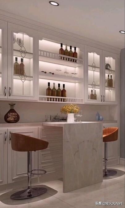 家中装修酒柜做多高,家装酒柜怎么做好看又简单图片
