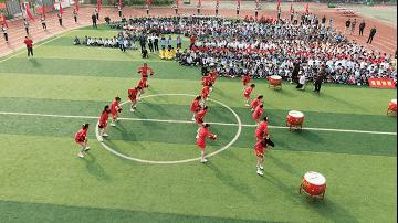 六安金安区翁墩中学运动会,六安皋城中学金安路学校