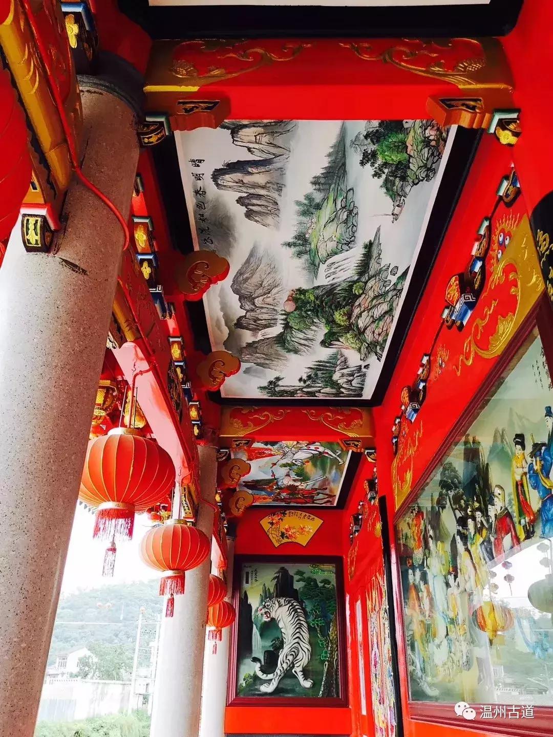 千年古村平阳县鸣山村古城夜景,平阳昆阳鸣山古村落