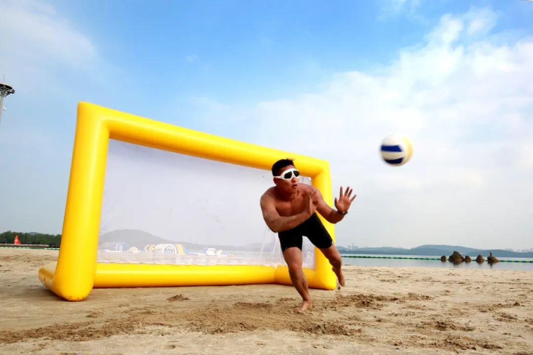 在海沙里打滚,东湖内藏着武汉“小巴厘”