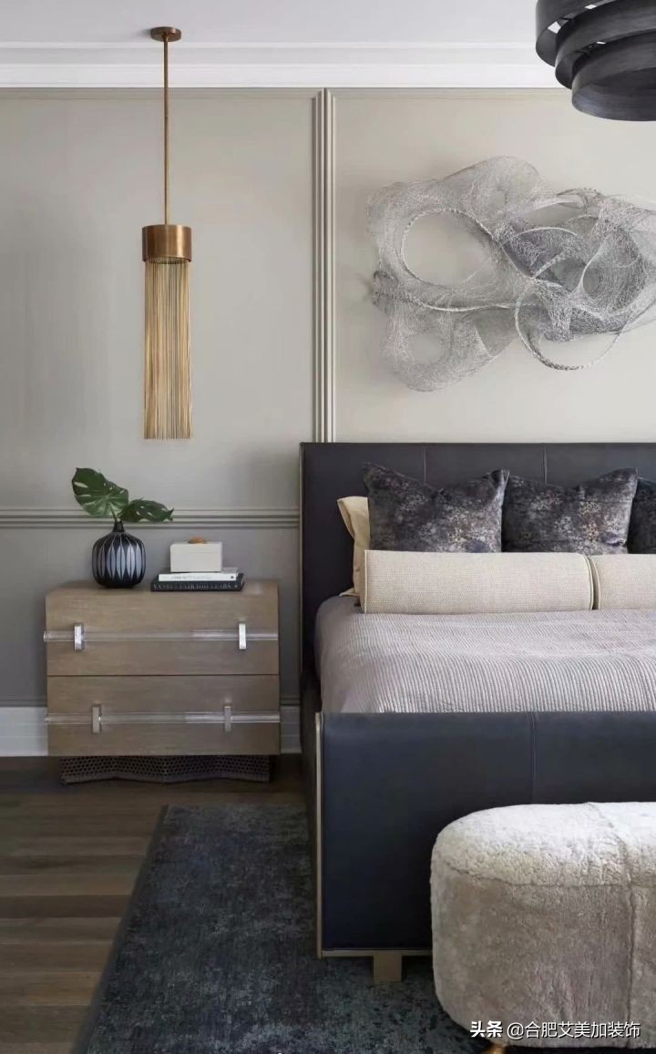 合肥景尚名郡125平米现代简约风，简洁精致的效果，让人百看不厌