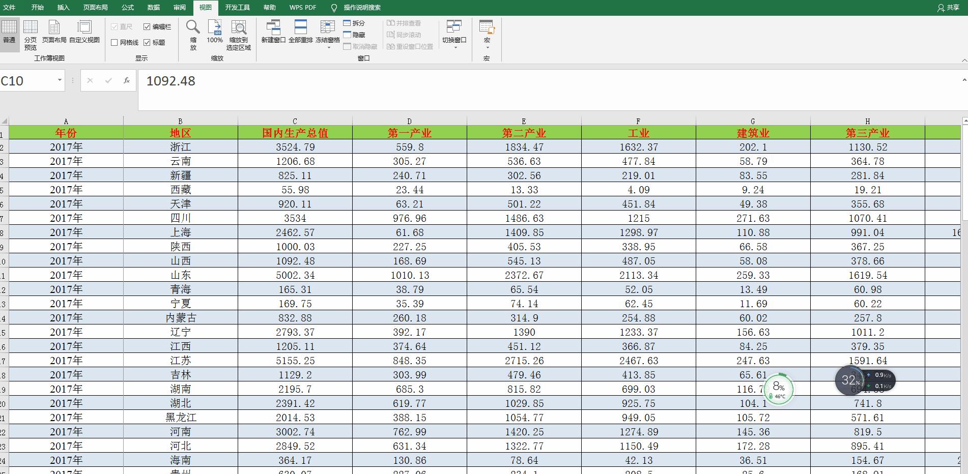 excel拆分窗口和冻结窗口的区别,excel怎么拆分窗口和冻结