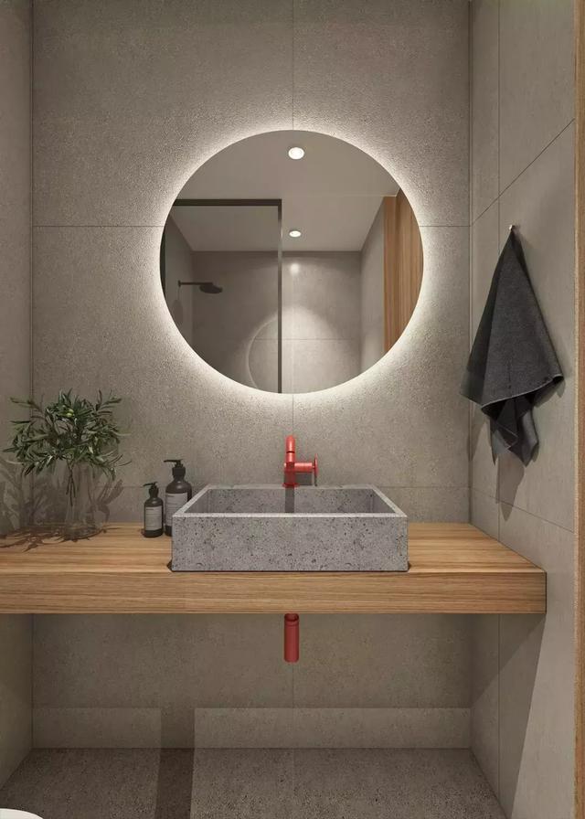 简约高级主卧洗漱台,洗漱台最潮效果图