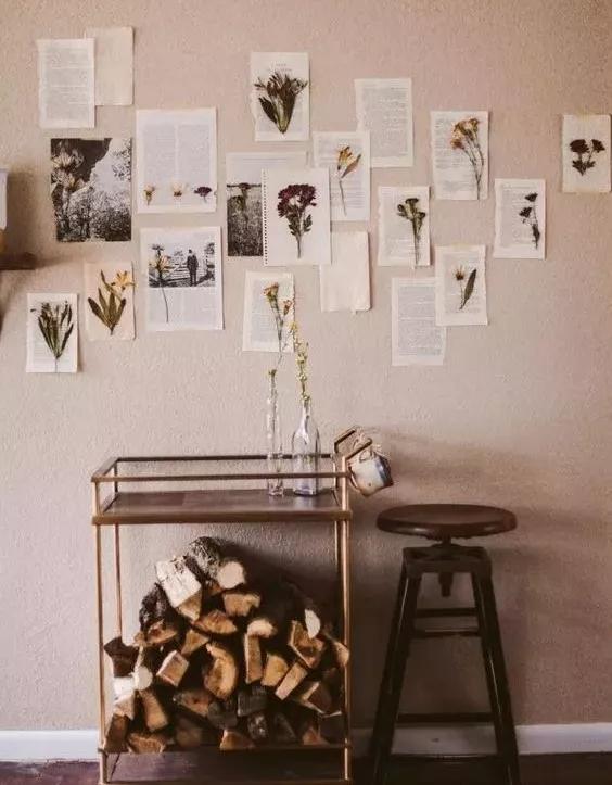 适合干花的装饰,简单的干花装饰