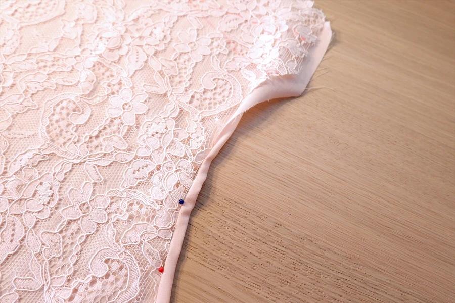 短款包臀裙裁剪缝制教程,包裙开叉缝制方法图解