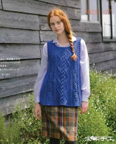 爱尔兰毛线编织图案大全,阿兰花样斗篷编织教程