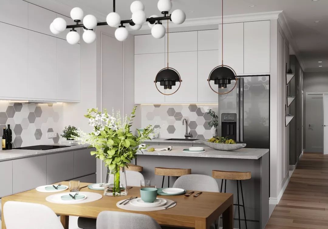 无把手橱柜好看吗,无把手橱柜柜门做法