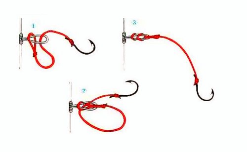 钓公鱼串钩怎么绑方法图解,绑串钩的方法图解视频教程