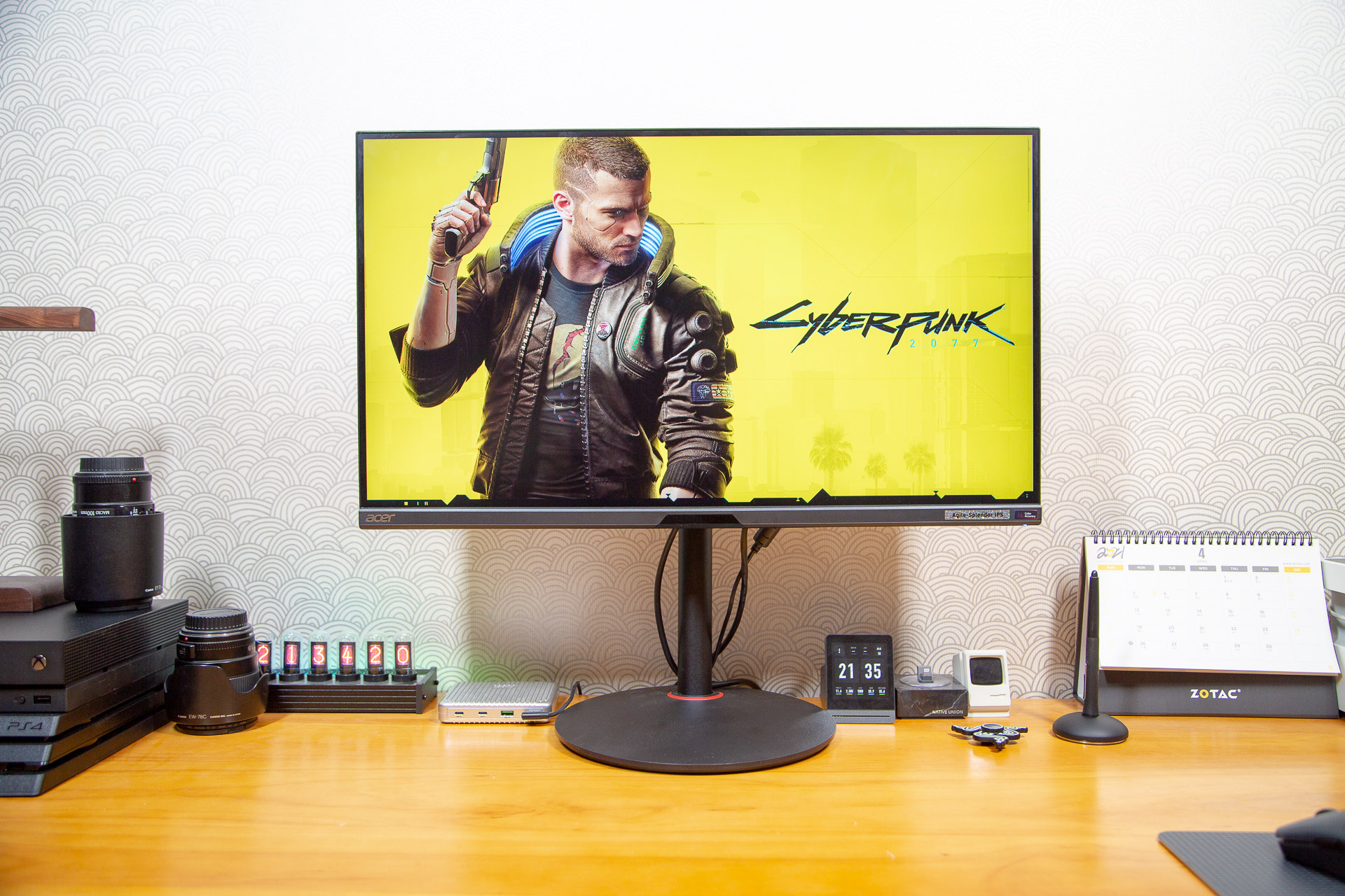 宏碁xv282k显示器接口,宏碁2k曲面显示器评测