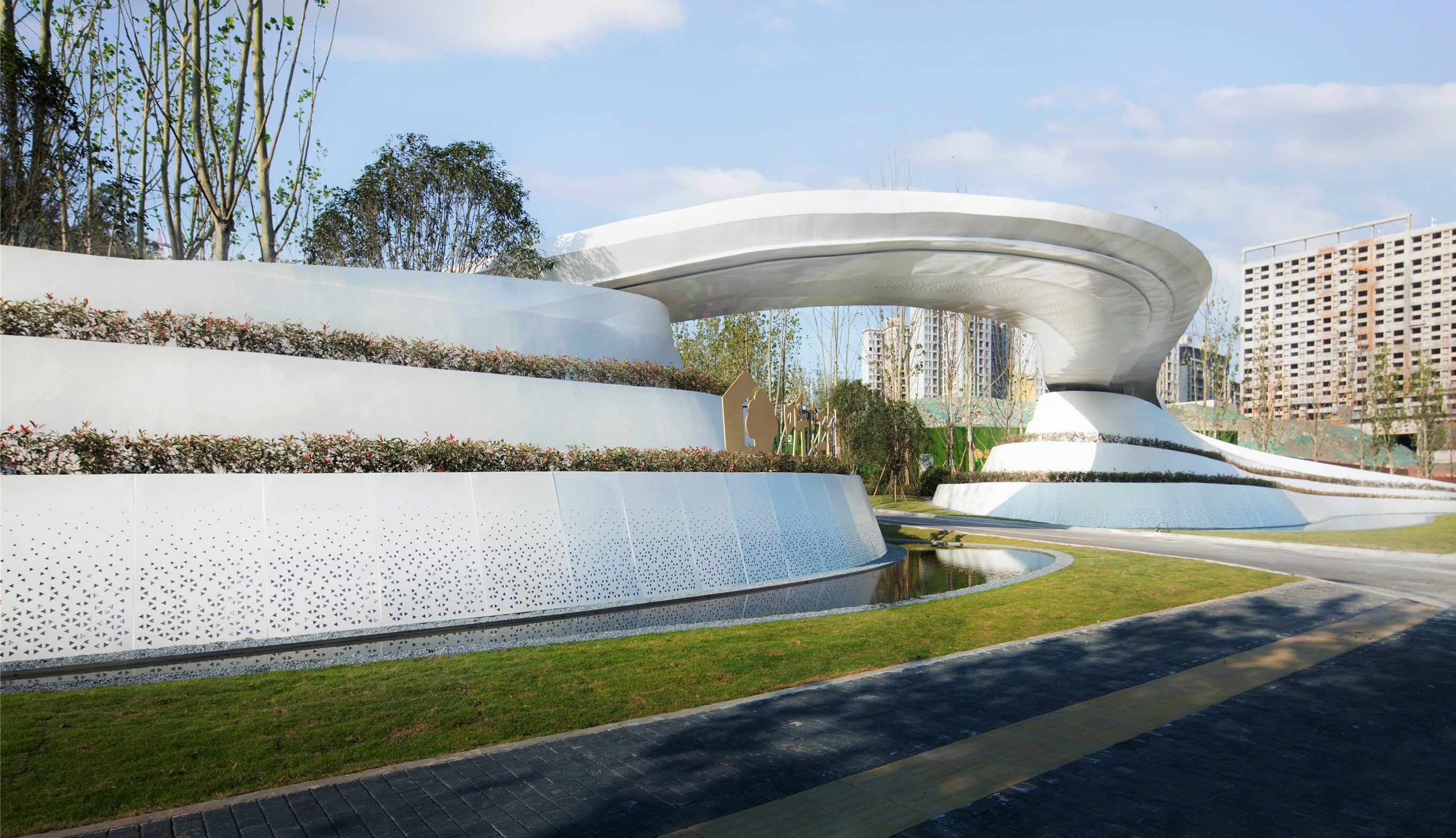 重庆龙湖滟澜山景观设计公司,重庆听江左岸景观设计