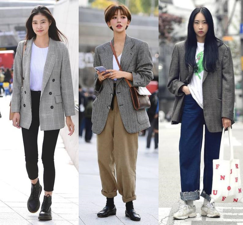 韩国风黑大衣如何搭配的,韩版黑色大衣配什么内搭最好看