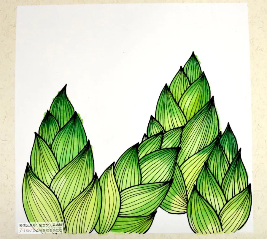 雨后春笋儿童画,儿童画雨后春笋