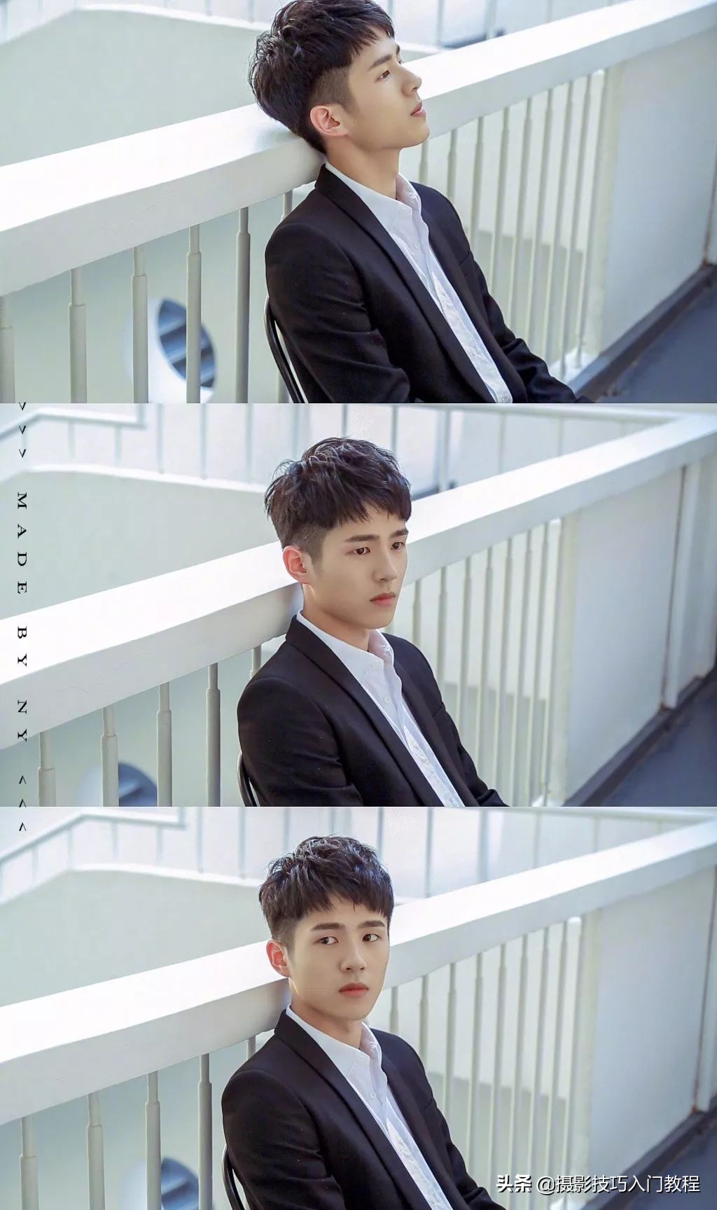 刘昊然拍照姿势教学,刘昊然自拍照环绕模板