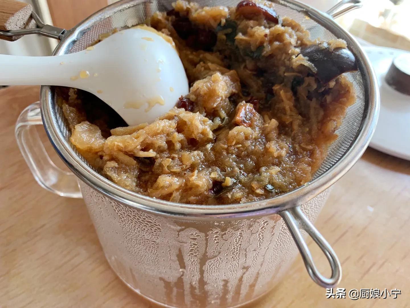 香甜秋梨膏手工熬制不添加防腐剂,雪梨传统熬制秋梨膏