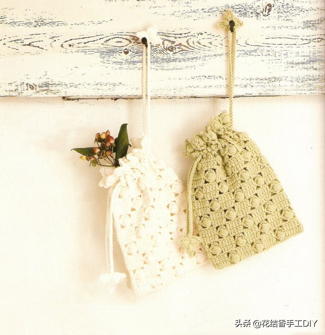 钩毛线饰品教程,毛线饰品的钩织图解