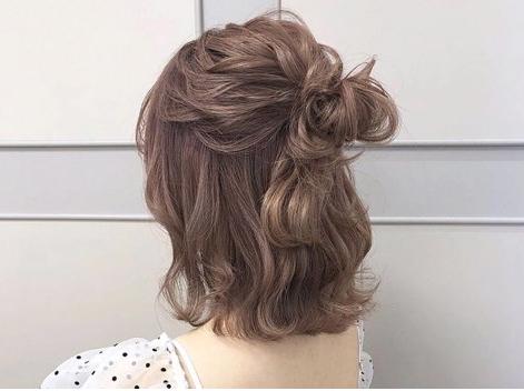 短发利落无刘海扎发,短发尴尬期半扎发