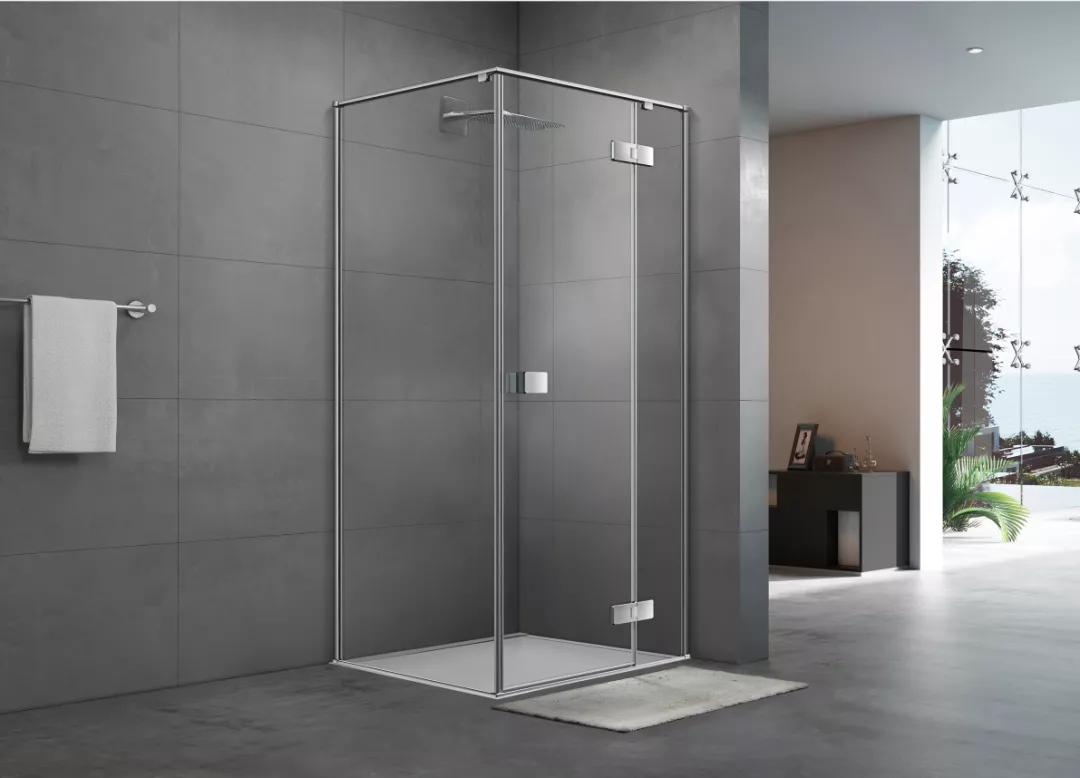 淋浴房玻璃粘胶怎么去除,门道钛镁合金淋浴房