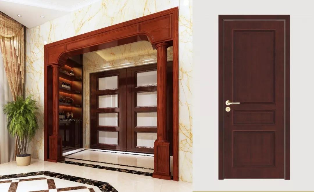 美爆整个夏天的家居流行色，用在木门上还真是好看啊