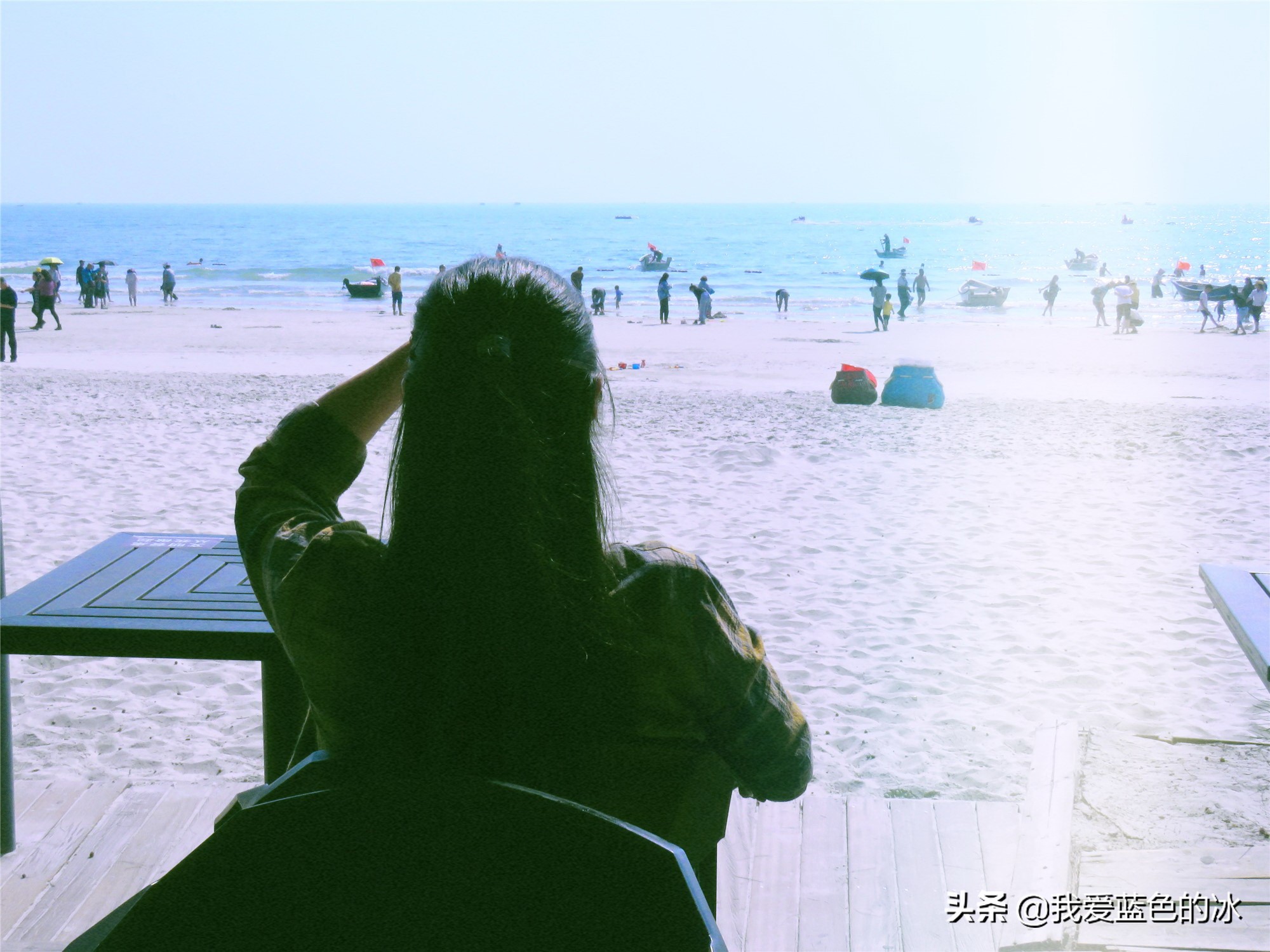 北海暖如春银滩游,北海银滩体验踏浪的感觉