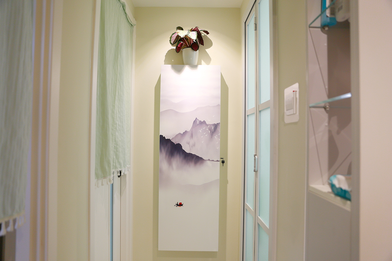 88平双阳台现代简约风格,一室一厅大阳台小户型装修老房子