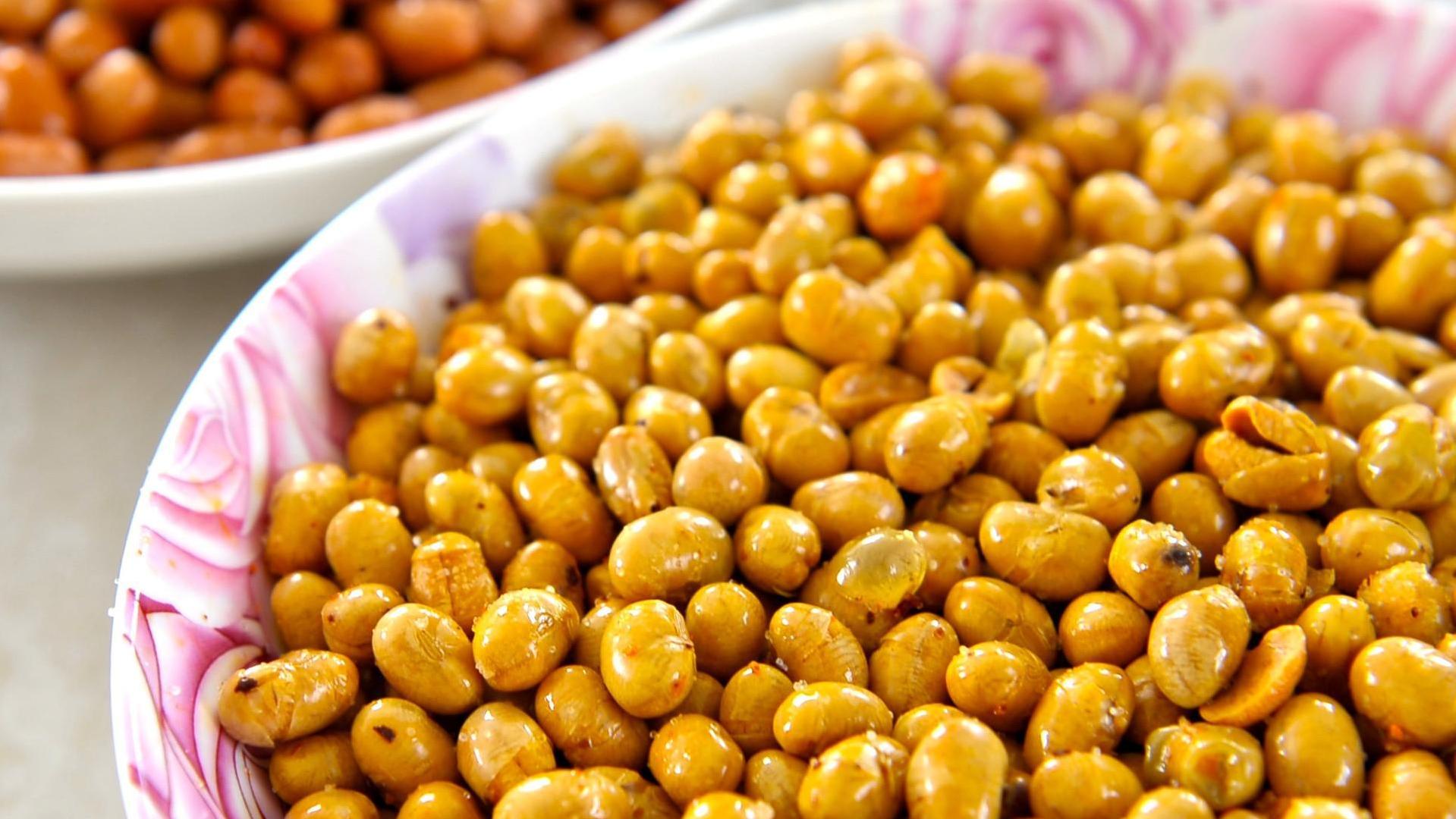 怎么炸黄豆才能炸得酥脆一点,粉店里的黄豆如何炸又香又脆