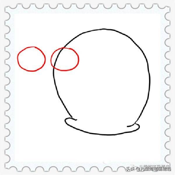 蜗牛的画法儿童简笔画图文,蜗牛简笔画儿童画法