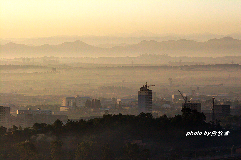 朝鲜的空气总是灰蒙蒙的,朝鲜雾霾