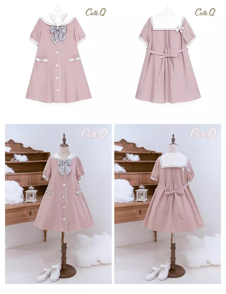 海军风lolita正版,lolita海军风穿搭