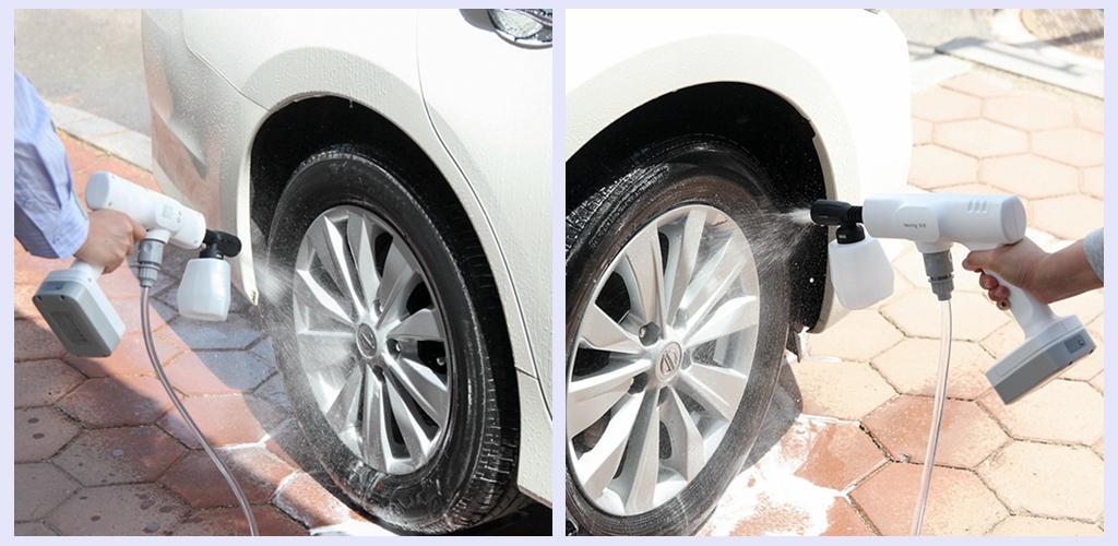 无线大容量锂电洗车机测评,乐空洗车机和倍思洗车机哪个好