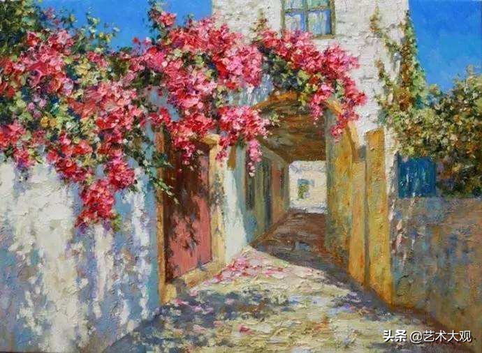 俄罗斯画家风景油画作品选集,尤里奥布霍夫人物画