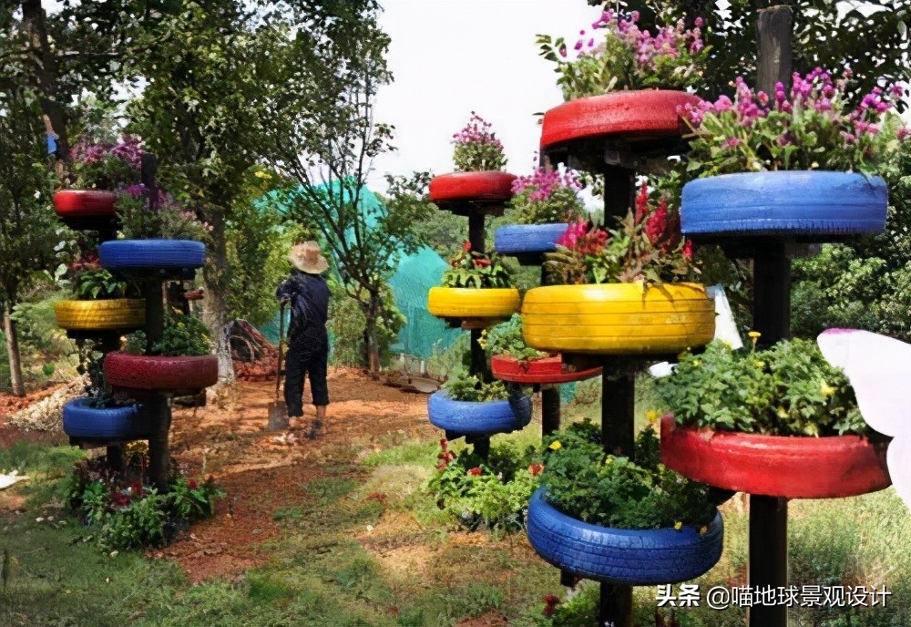 废旧轮胎再利用脑洞大开创意无限,废旧轮胎利用创意作品