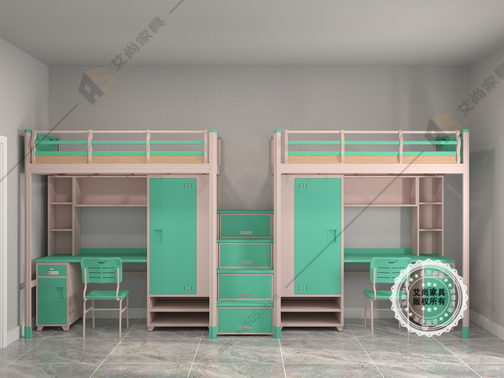 不生锈的清远中小学生公寓床，持久耐用，环保无异味