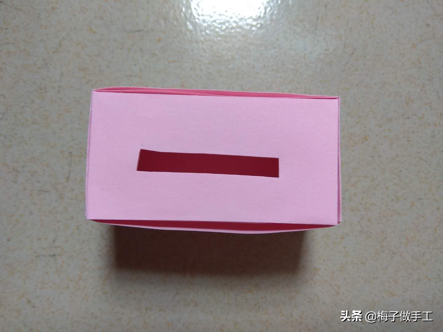 手工折纸抽纸盒教程简单,折纸手工大全折纸盒