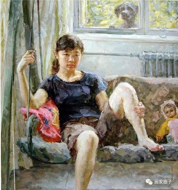 中国美院青年油画作品,美院院长油画作品欣赏