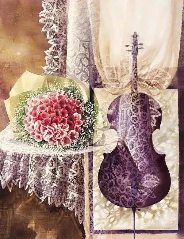 韩国水彩艺术家,韩国水彩画小清新