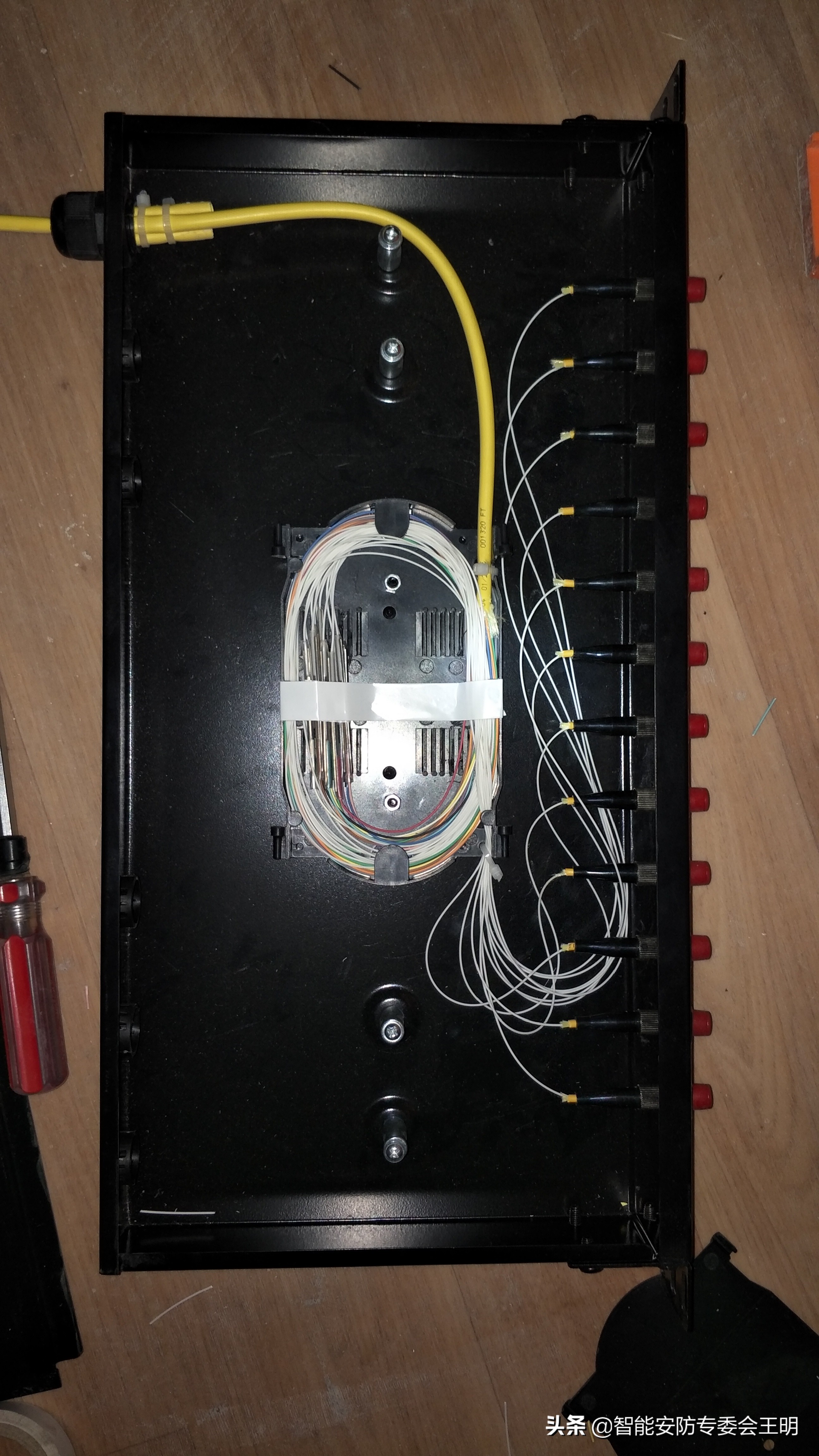 新型光纤熔接施工案例,风电场光纤熔接图纸