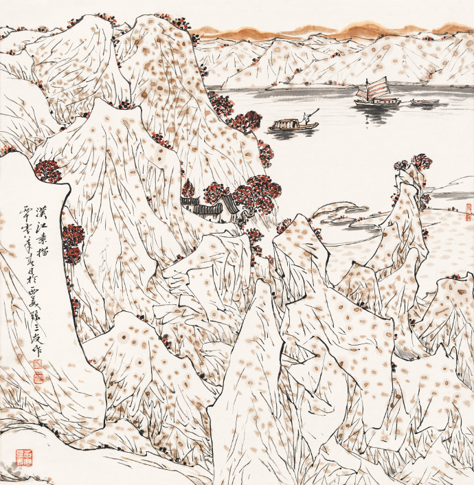 青年艺术家张荣国山水画作品欣赏,张三友的画价格