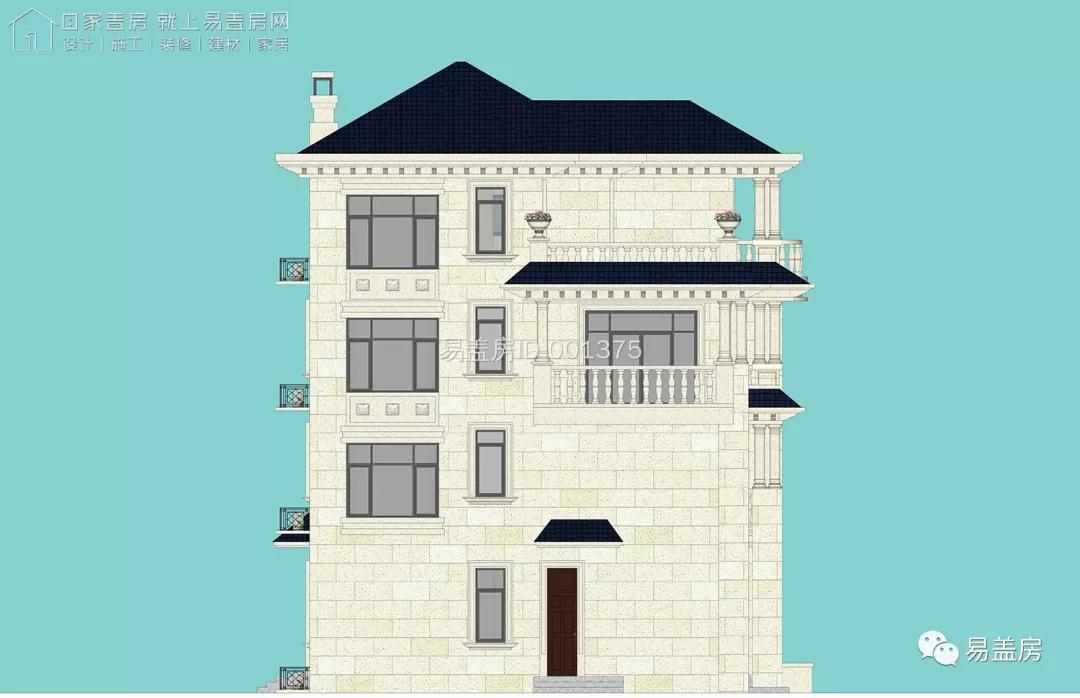 11.9m×12.2m,福建泉州豪华雅致的欧式别墅