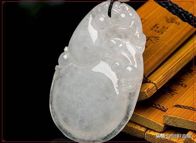 冰糯种与糯化,冰糯种带点紫