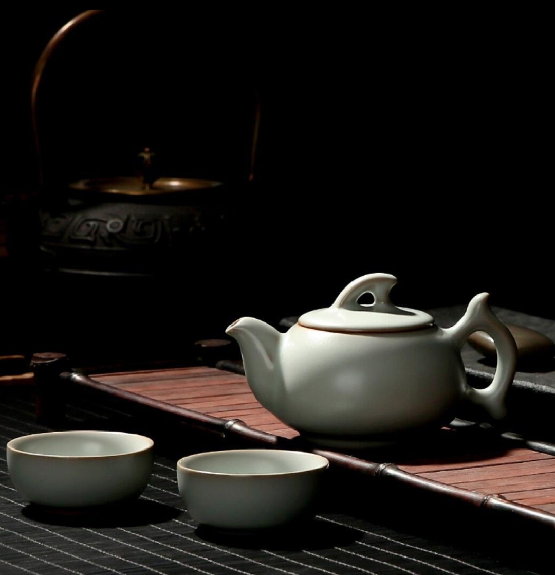 晓芳汝窑茶具,汝窑茶具直播